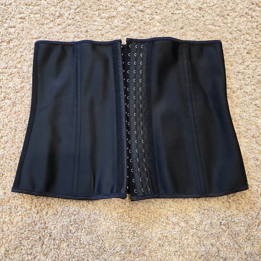 F.I.X. Brand Wundr wear black shapewear corset waist trainer sz M